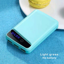 将图片加载到图库查看器,Micro 3 USB 10000mAh Power Bank Case Shell 3*18650 DIY Portable Battery Holder Led Display Powerbank Case Box for Phone Charing