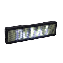 将图片加载到图库查看器,Bluetooth digital LED badge DIY programmable scrolling message mini LED display party event clear 11*55 pixels LED name sign