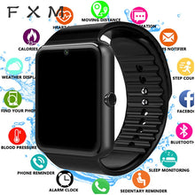 将图片加载到图库查看器,FXM Bluetooth Smart Watch Men for Iphone Phone for Huawei Samsung Android Support 2G SIM TF Card Camera Digital watch Men