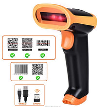 将图片加载到图库查看器,RADALL Wireless Barcode Scanner Wired bar code Scanner Automatic Scan Handheld 1D/2D QR Code Reader for Inventory POS Terminal