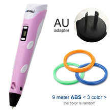 将图片加载到图库查看器,Myriwell 3D Pen DIY 3D Printer Pen Drawing Pens 3d Printing Best for Kids with ABS Filament 1.75mm Christmas Birthday gift