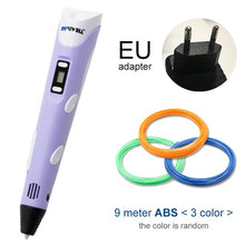 将图片加载到图库查看器,Myriwell 3D Pen DIY 3D Printer Pen Drawing Pens 3d Printing Best for Kids with ABS Filament 1.75mm Christmas Birthday gift