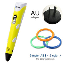 将图片加载到图库查看器,Myriwell 3D Pen DIY 3D Printer Pen Drawing Pens 3d Printing Best for Kids with ABS Filament 1.75mm Christmas Birthday gift