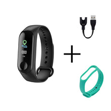 将图片加载到图库查看器,Men Smart Sports watch blood pressure heart rate monitor message reminder bluetooth waterproof men and women bracelet kids wrist