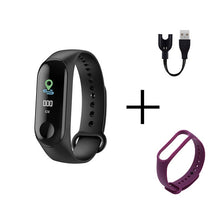 将图片加载到图库查看器,Men Smart Sports watch blood pressure heart rate monitor message reminder bluetooth waterproof men and women bracelet kids wrist