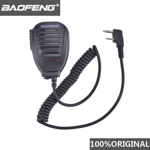 100% Original BaoFeng Walkie Talkie 50km Microphone Speaker For Baofeng UV-5R BF-888S Midland Radio Communication  Accessories