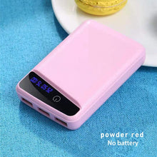 将图片加载到图库查看器，Micro 3 USB 10000mAh Power Bank Case Shell 3*18650 DIY Portable Battery Holder Led Display Powerbank Case Box for Phone Charing
