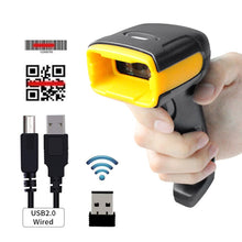 将图片加载到图库查看器，H1W Wireless 2D Barcode Scanner And H2WB Bluetooth 1D/2D QR Bar Code Reader Support Mobile Phone iPad Handheld Reader

