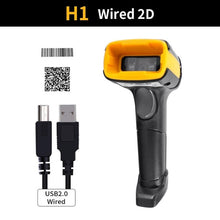 将图片加载到图库查看器，H1W Wireless 2D Barcode Scanner And H2WB Bluetooth 1D/2D QR Bar Code Reader Support Mobile Phone iPad Handheld Reader
