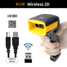 将图片加载到图库查看器，H1W Wireless 2D Barcode Scanner And H2WB Bluetooth 1D/2D QR Bar Code Reader Support Mobile Phone iPad Handheld Reader
