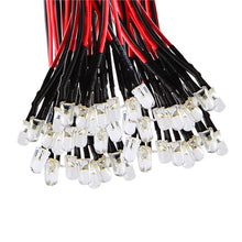将图片加载到图库查看器，New 10Pcs 20cm 3mm/5mm LED Lamp Cable Bulb Pre-wired DC Emitting Diode Light Red/Green/Blue/RGB 5V 12V Voltage Lamp Cable
