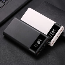 将图片加载到图库查看器，Portable Dual USB DIY Powerbank Case 6x18650 Battery LED Light Charging Digital Display Power Bank Shell Kit External Charger
