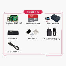 将图片加载到图库查看器，New 2019 Official Original Raspberry Pi 4 Model B Development Board Kit RAM 2G/4G/8G 4 Core CPU 1.5Ghz 3 Speeder Than Pi 3B+
