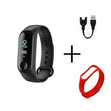 将图片加载到图库查看器，Men Smart Sports watch blood pressure heart rate monitor message reminder bluetooth waterproof men and women bracelet kids wrist
