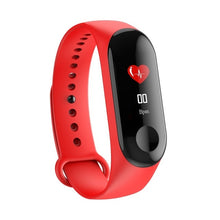 将图片加载到图库查看器，Men Smart Sports watch blood pressure heart rate monitor message reminder bluetooth waterproof men and women bracelet kids wrist
