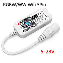 将图片加载到图库查看器，DC5V 12V 24V RGB Led Wifi Controller RGBW RGBWW Bluetooth WiFi LED controller For 5050 2835 WS2811 WS2812B led strip Magic Home
