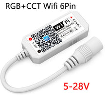 将图片加载到图库查看器，DC5V 12V 24V RGB Led Wifi Controller RGBW RGBWW Bluetooth WiFi LED controller For 5050 2835 WS2811 WS2812B led strip Magic Home
