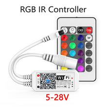 将图片加载到图库查看器，DC5V 12V 24V RGB Led Wifi Controller RGBW RGBWW Bluetooth WiFi LED controller For 5050 2835 WS2811 WS2812B led strip Magic Home
