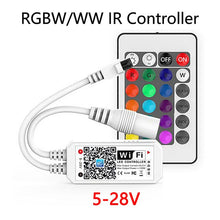将图片加载到图库查看器，DC5V 12V 24V RGB Led Wifi Controller RGBW RGBWW Bluetooth WiFi LED controller For 5050 2835 WS2811 WS2812B led strip Magic Home
