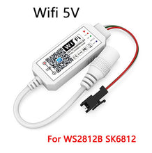 将图片加载到图库查看器，DC5V 12V 24V RGB Led Wifi Controller RGBW RGBWW Bluetooth WiFi LED controller For 5050 2835 WS2811 WS2812B led strip Magic Home
