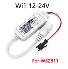 将图片加载到图库查看器，DC5V 12V 24V RGB Led Wifi Controller RGBW RGBWW Bluetooth WiFi LED controller For 5050 2835 WS2811 WS2812B led strip Magic Home
