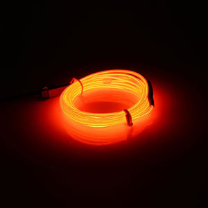 2M EL Soft Tube Strips Neon WIre For Home House Car Auto Decoration Bendable Flexible Party Events Deco EL Glow Rope