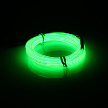 将图片加载到图库查看器，2M EL Soft Tube Strips Neon WIre For Home House Car Auto Decoration Bendable Flexible Party Events Deco EL Glow Rope

